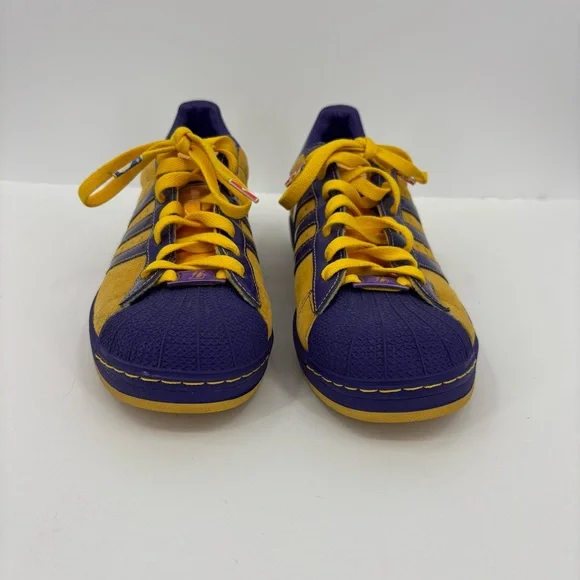 Adidas Superstar Rare 2006 NBA Los Angeles Lakers Sneakers SKU 014151 Men’s 10.5